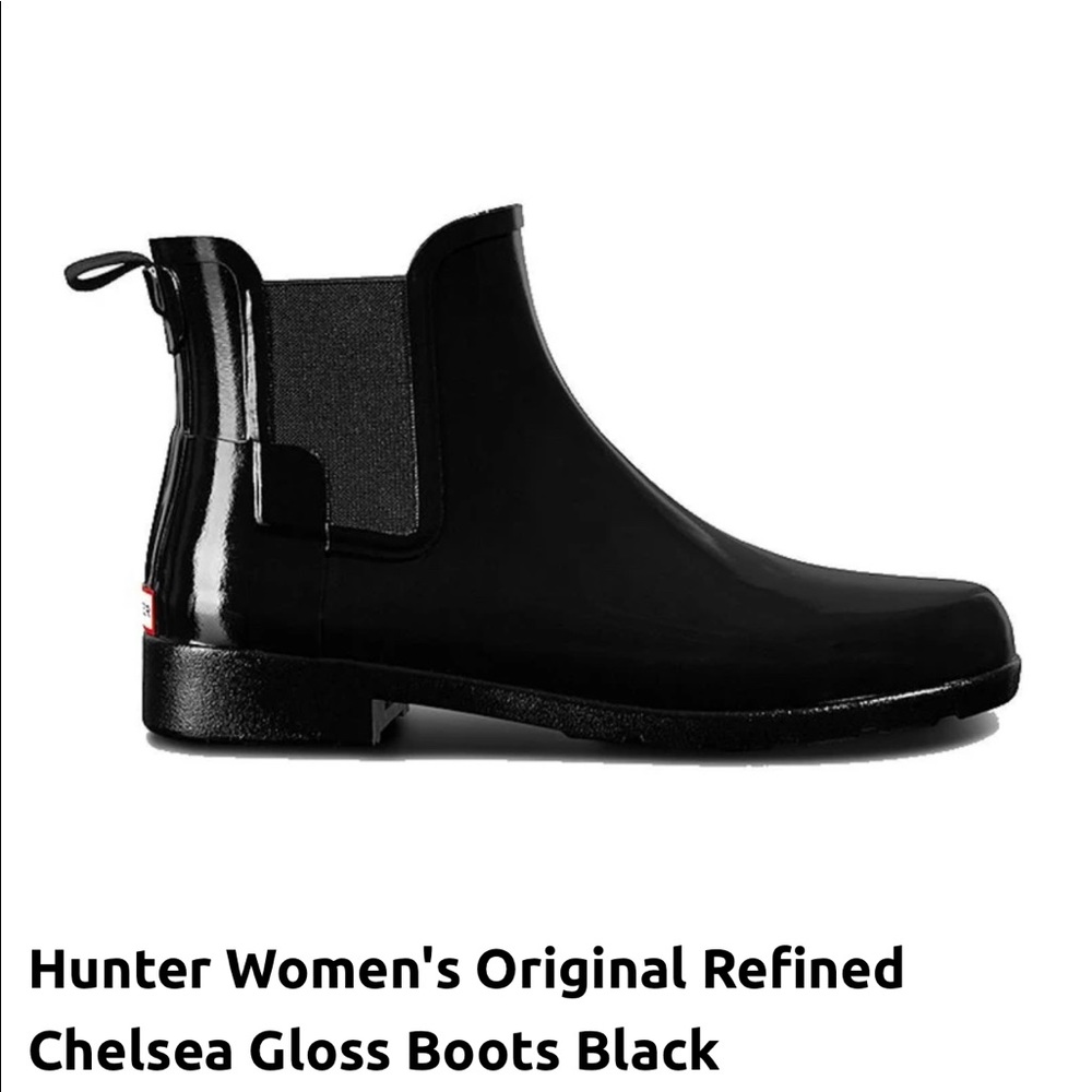Hunter Original Refined Chelsea Gloss Rain boots